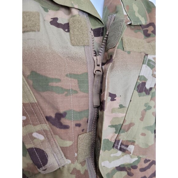 Army OCP Camo Shirt Jacket Medium Regular Insect Shield Combat Uniform Tactical - Picture 7 of 9